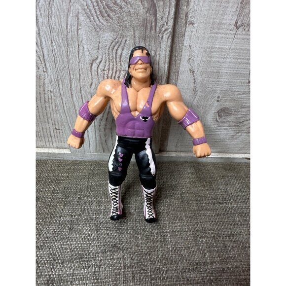 WWE Bret Hart Bendems Action Figure 1994 Titan Sports Wrestler Collectible - Picture 1 of 3
